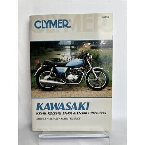 CLYMER 1974-1995 Kawasaki KZ400,KZ/Z440 LTD REPAIR MANUAL M355